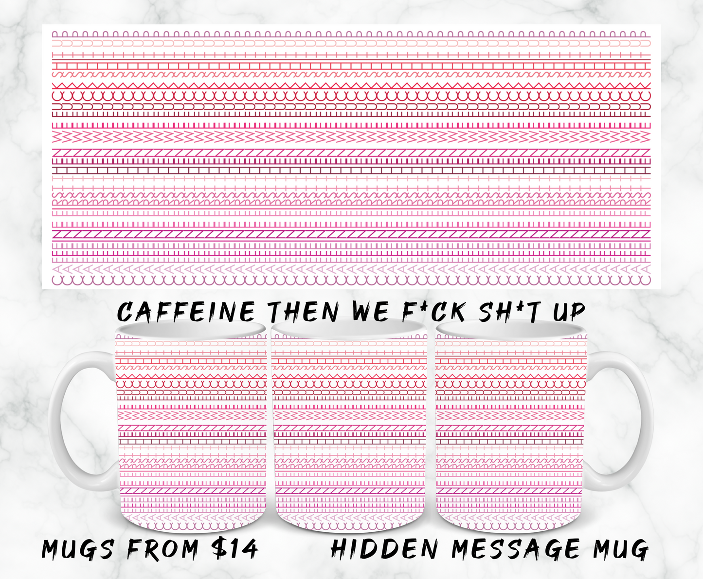Hidden Message Mugs - 11oz & 15oz