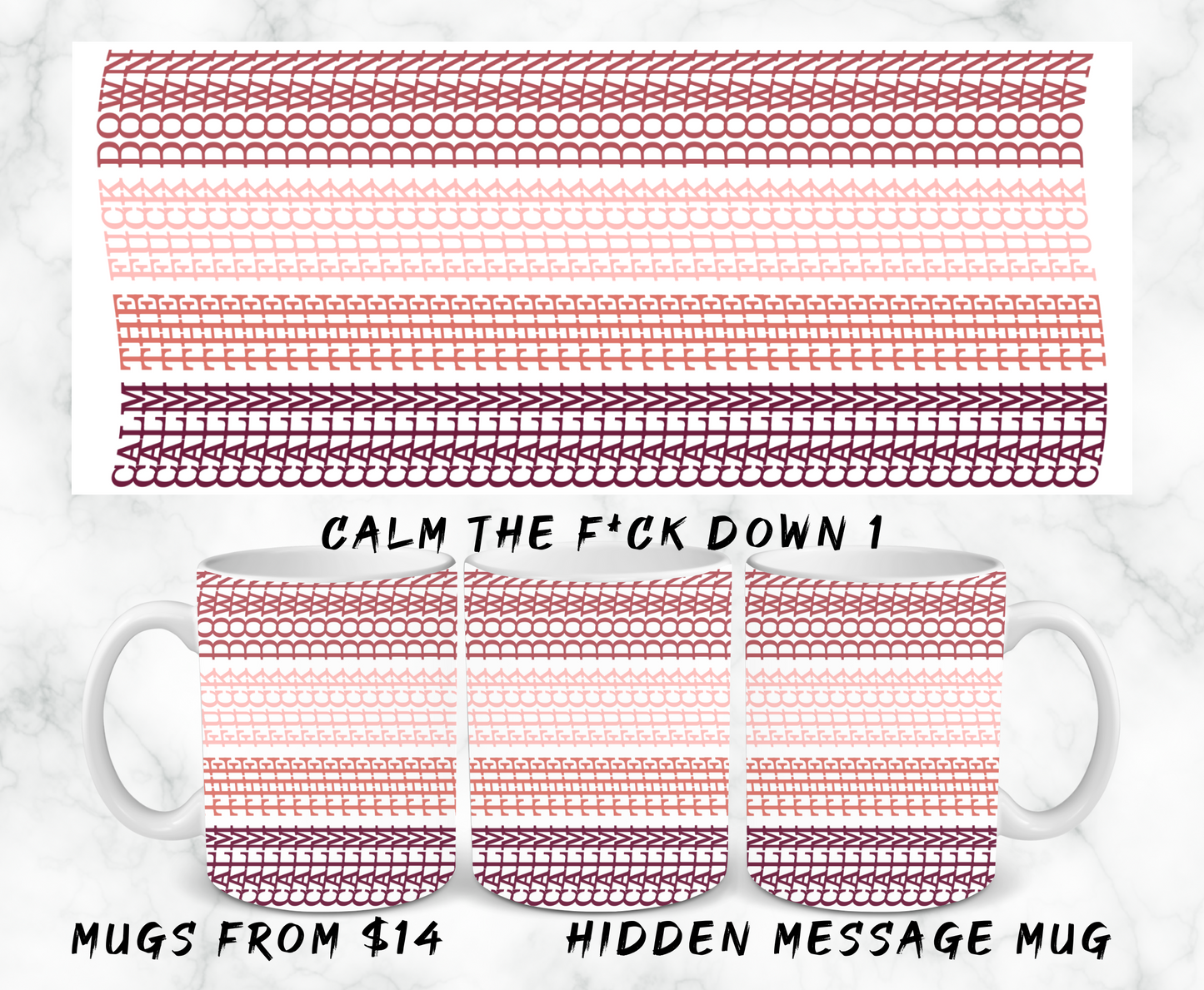Hidden Message Mugs - 11oz & 15oz