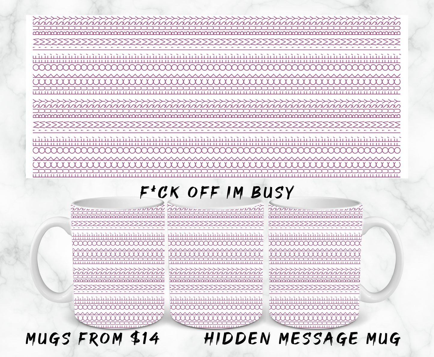 Hidden Message Mugs - 11oz & 15oz