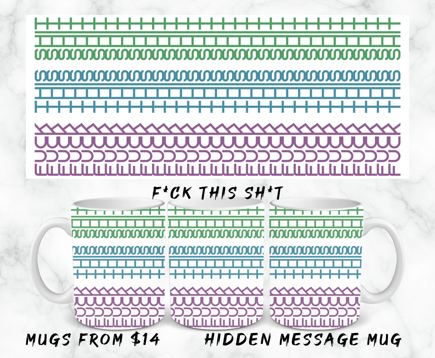 Hidden Message Mugs - 11oz & 15oz