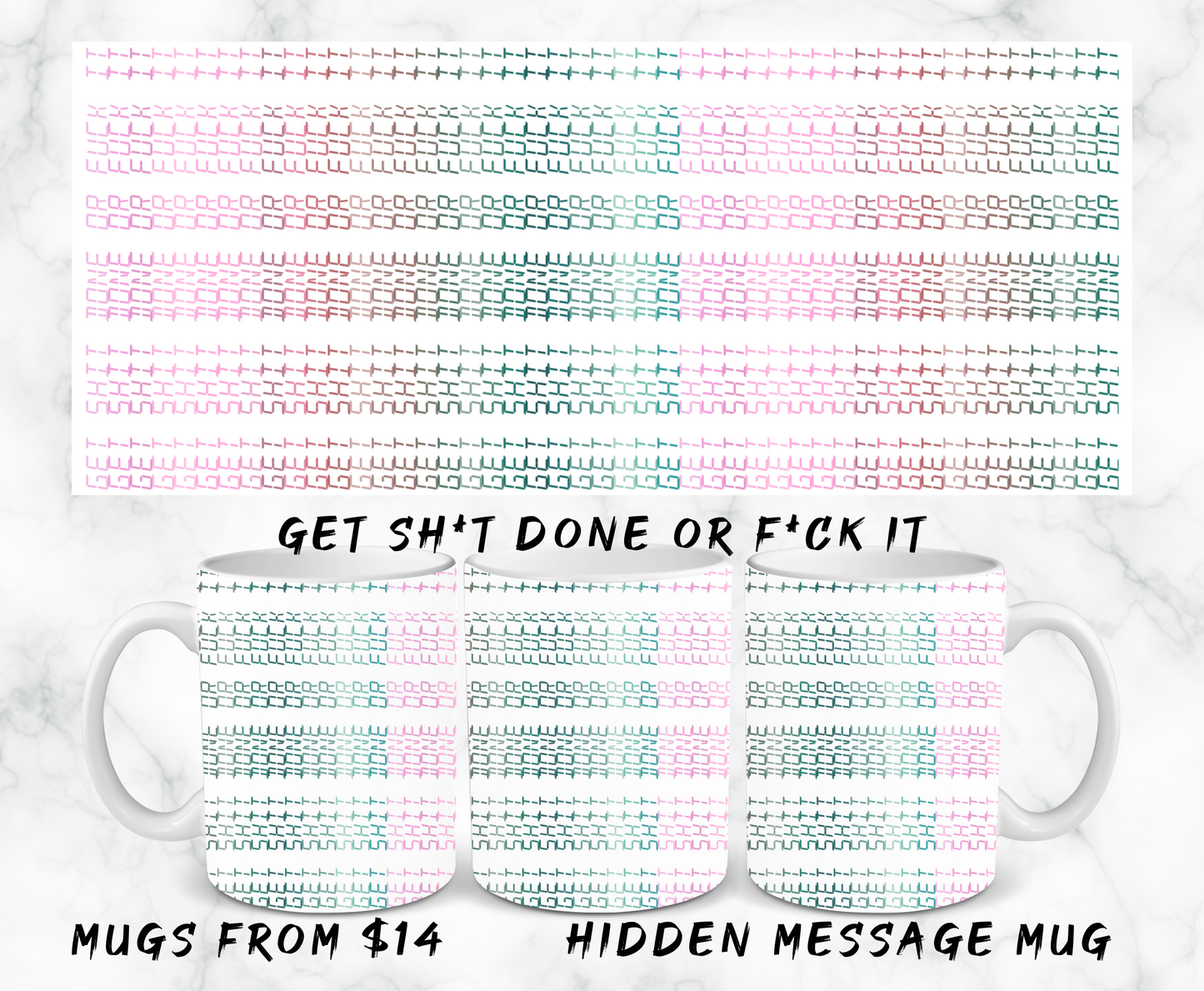 Hidden Message Mugs - 11oz & 15oz