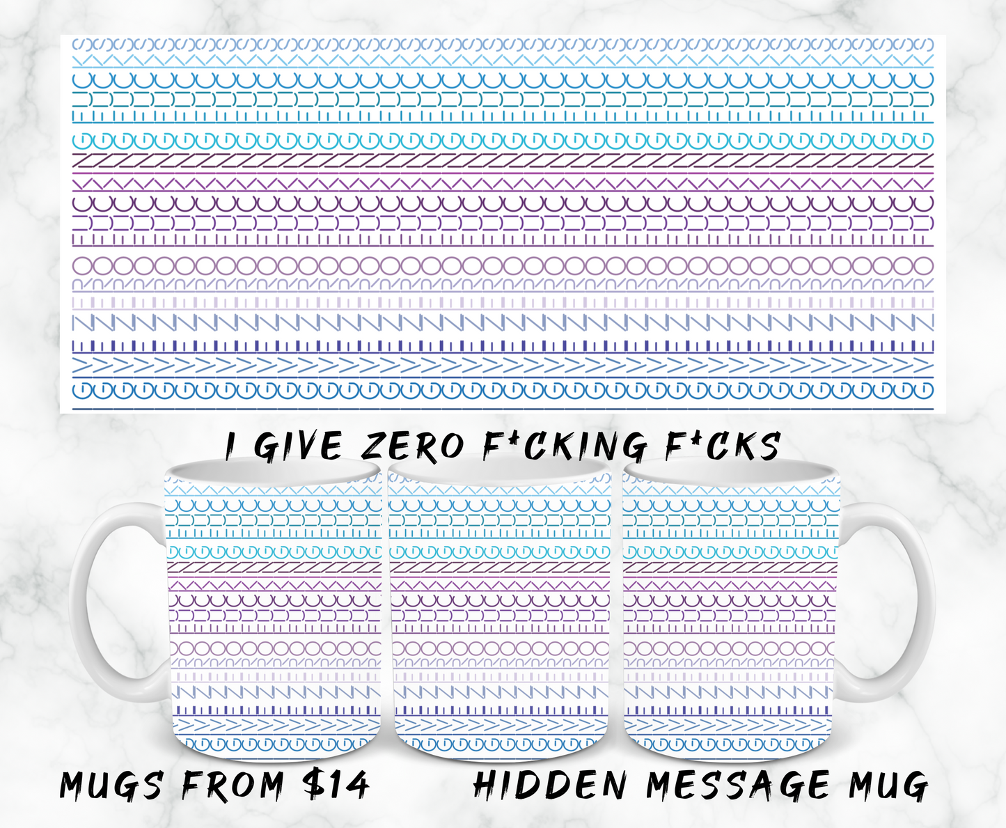 Hidden Message Mugs - 11oz & 15oz