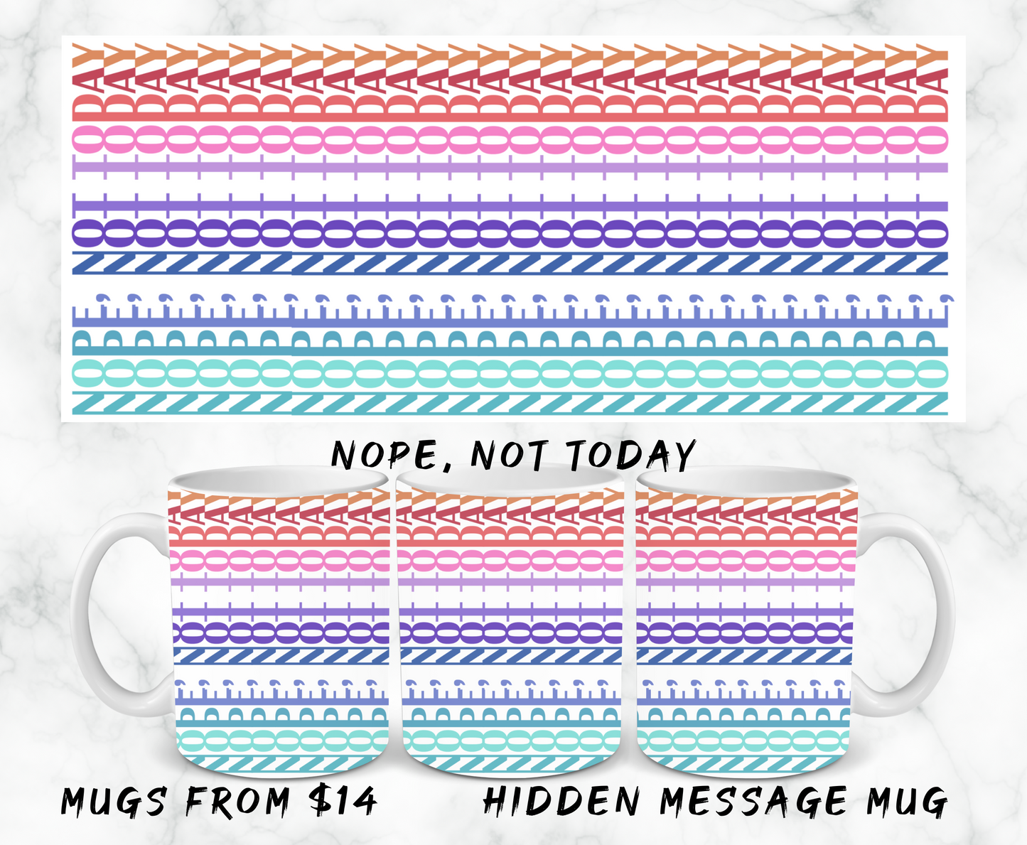 Hidden Message Mugs - 11oz & 15oz