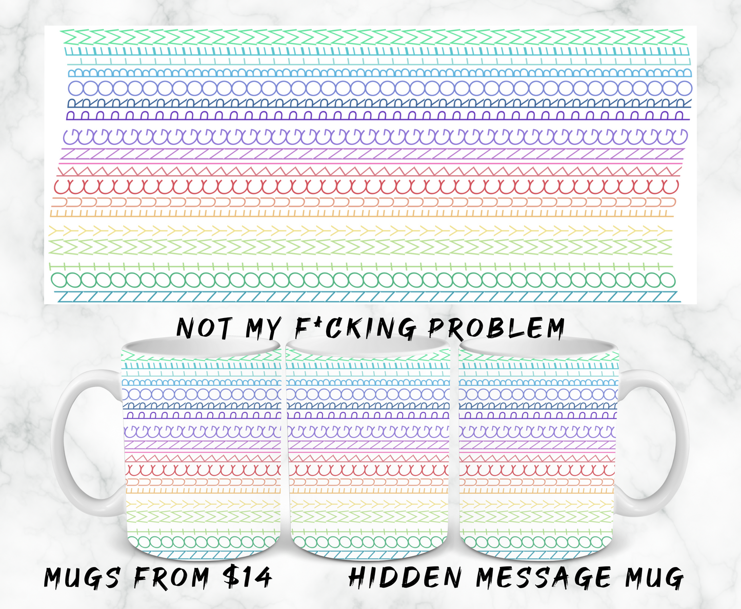 Hidden Message Mugs - 11oz & 15oz