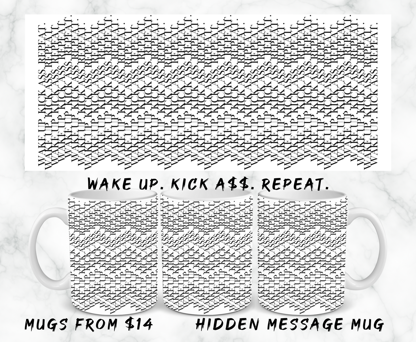 Hidden Message Mugs - 11oz & 15oz