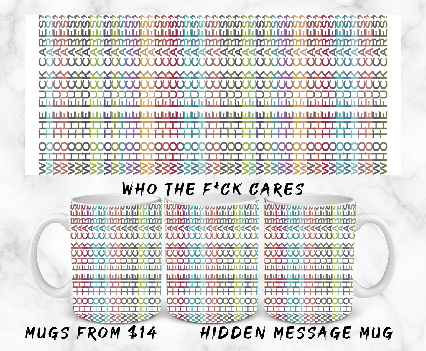 Hidden Message Mugs - 11oz & 15oz
