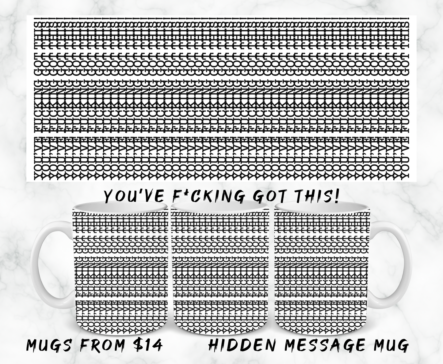 Hidden Message Mugs - 11oz & 15oz