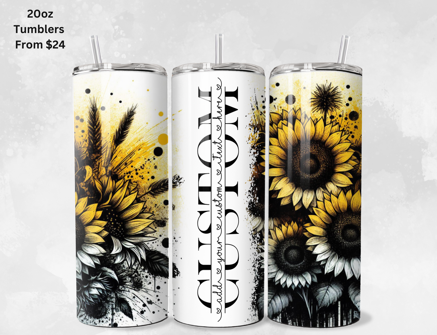 Custom Name Tumblers - 20oz & 30oz