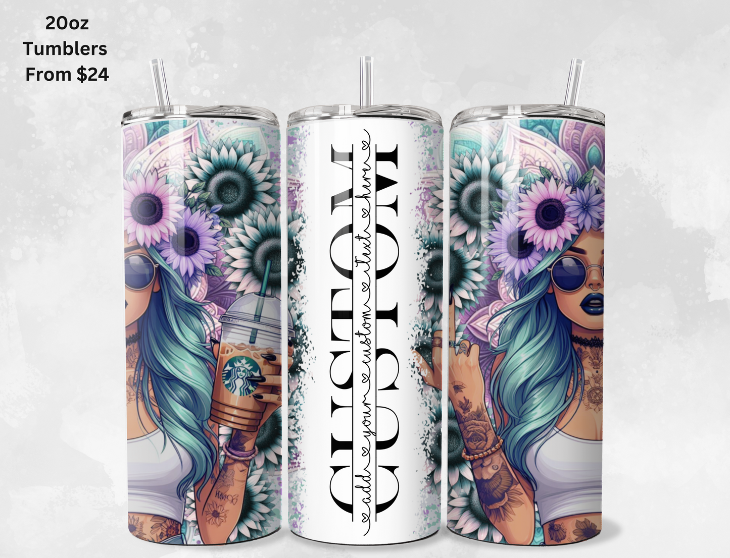 Custom Name Tumblers - 20oz & 30oz