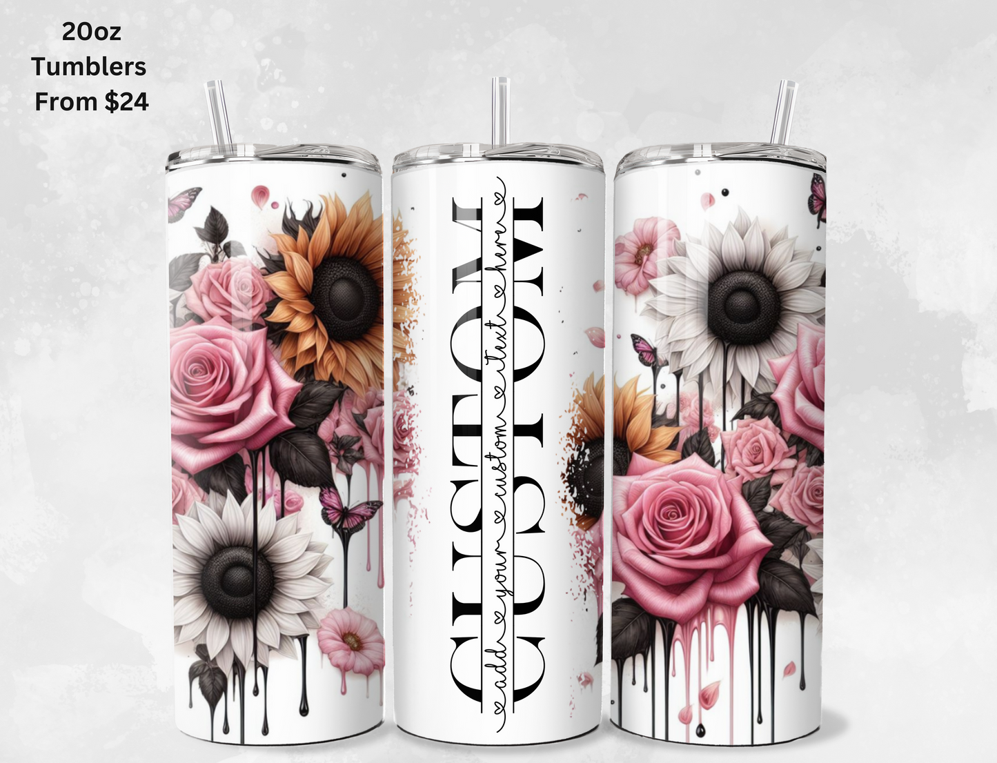 Custom Name Tumblers - 20oz & 30oz