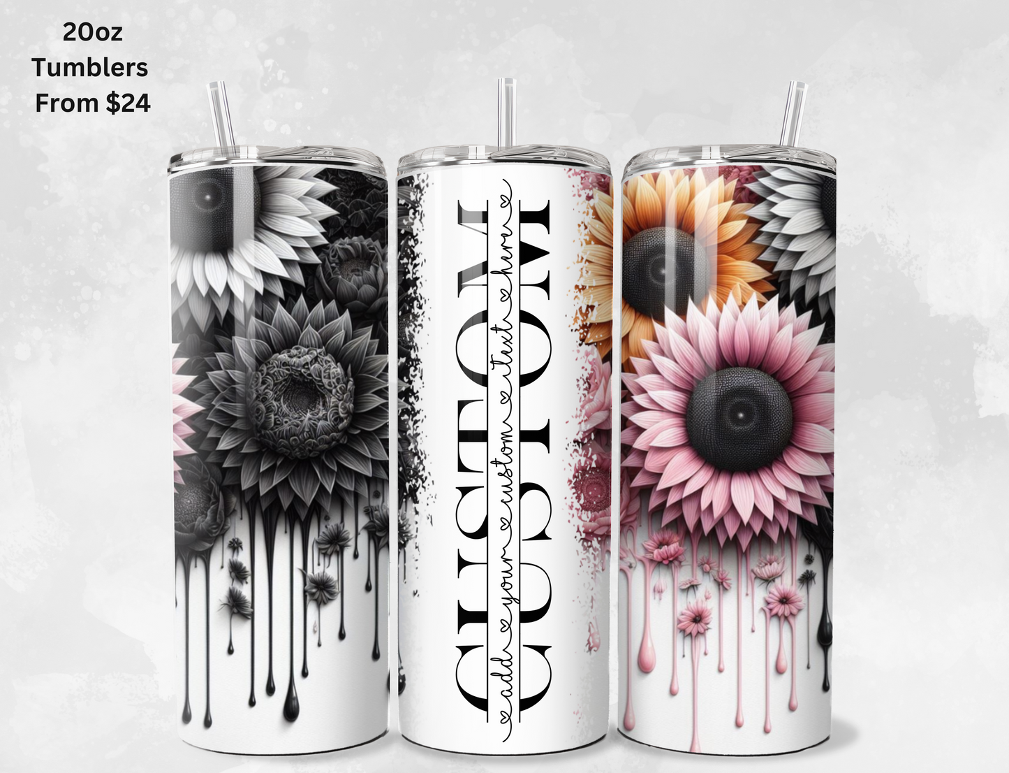 Custom Name Tumblers - 20oz & 30oz