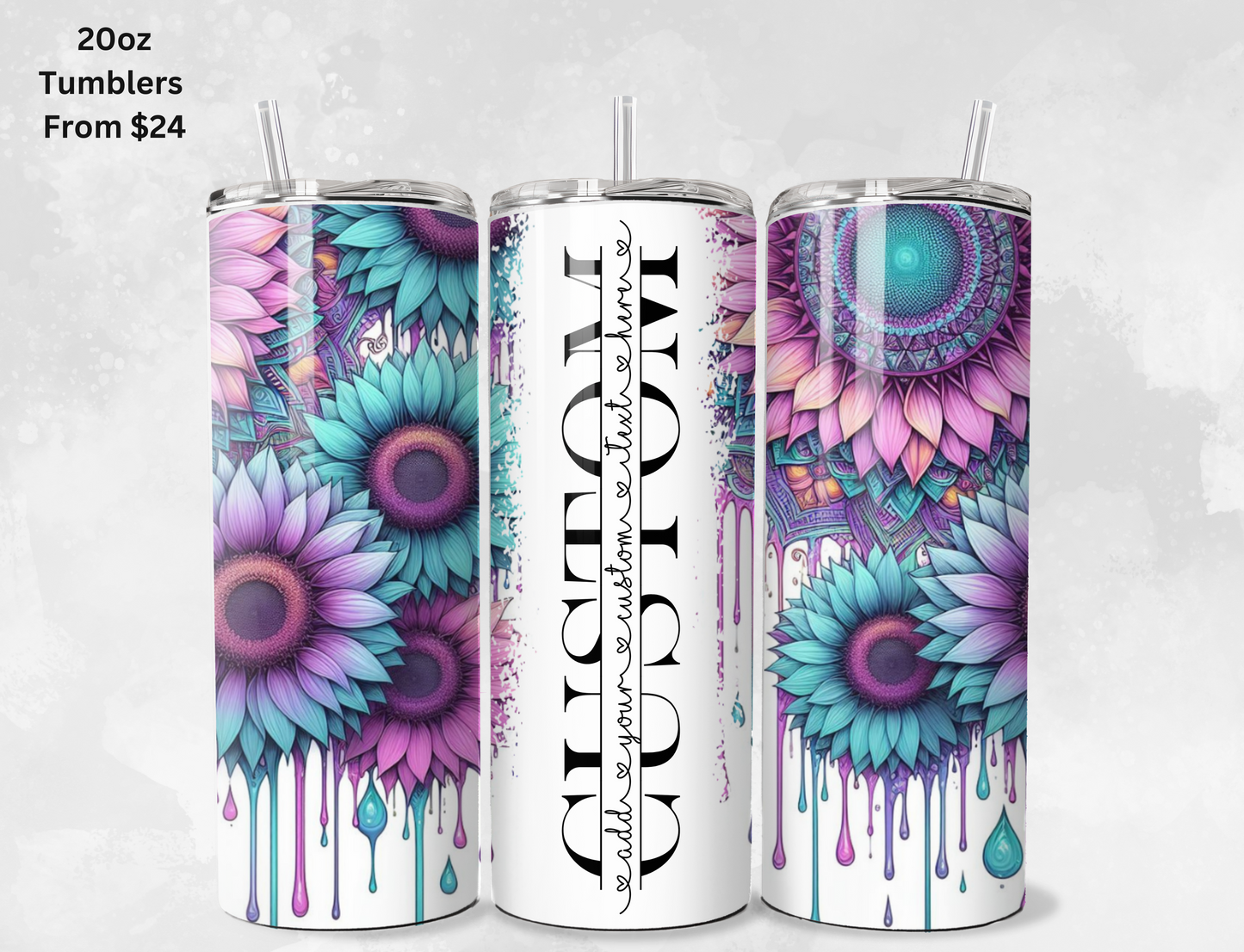 Custom Name Tumblers - 20oz & 30oz