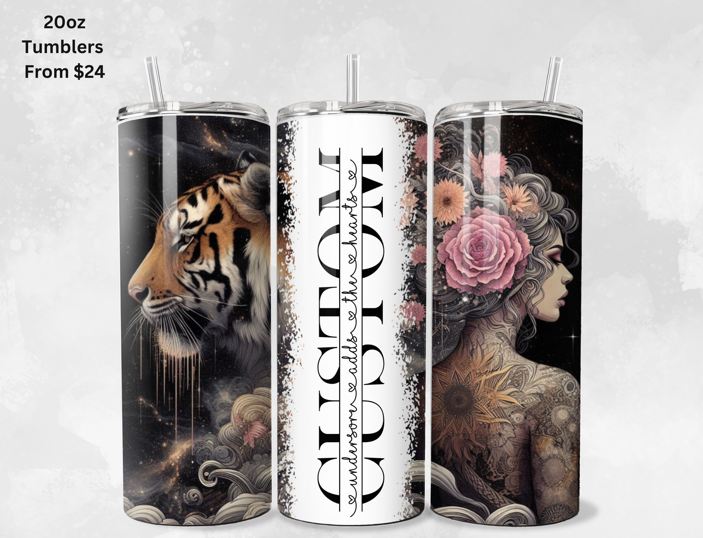 Custom Name Tumblers - 20oz & 30oz