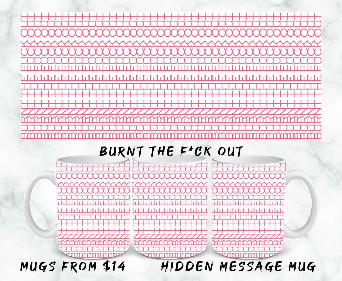 Hidden Message Mugs - 11oz & 15oz