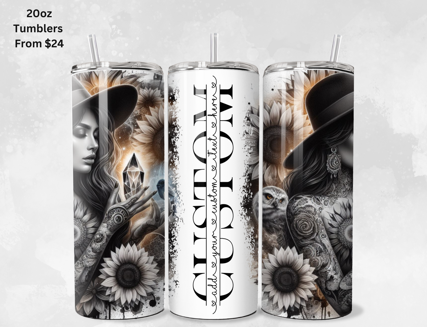 Custom Name Tumblers - 20oz & 30oz