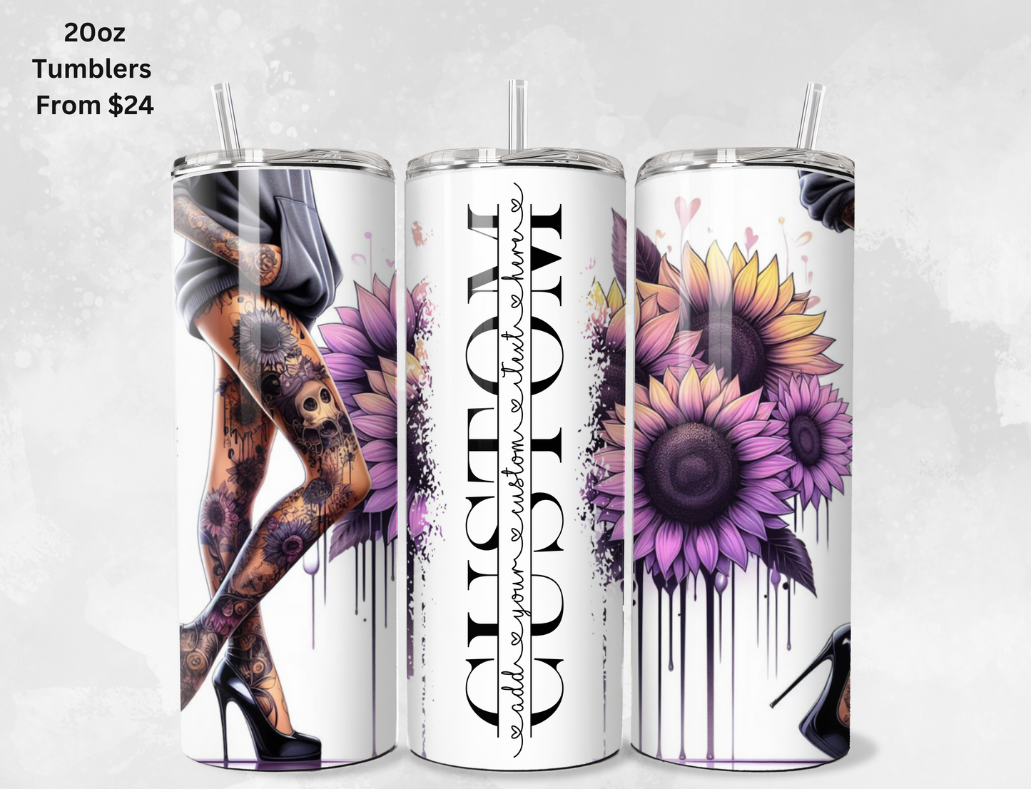 Custom Name Tumblers - 20oz & 30oz