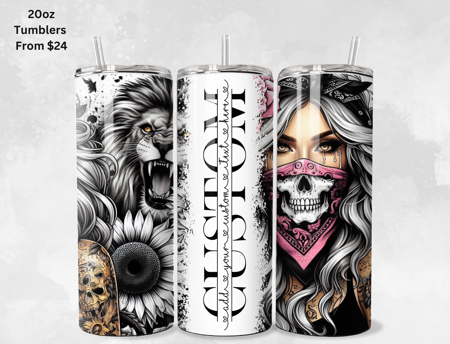 Custom Name Tumblers - 20oz & 30oz