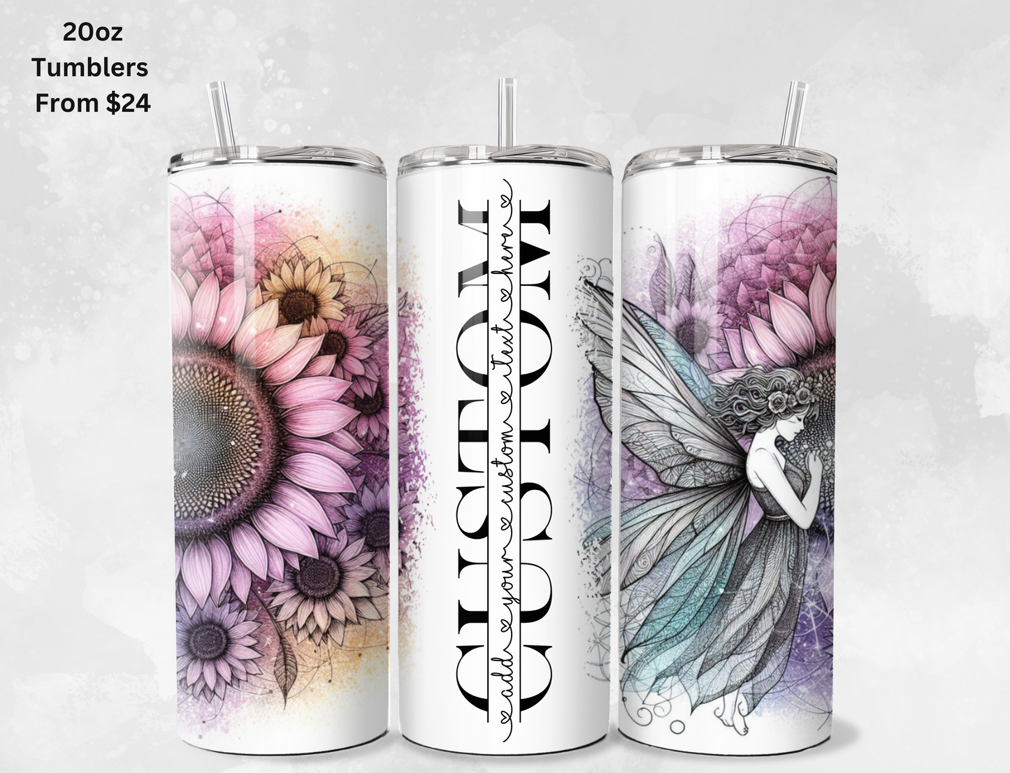Custom Name Tumblers - 20oz & 30oz