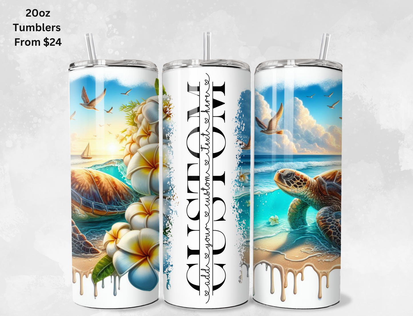 Custom Name Tumblers - 20oz & 30oz