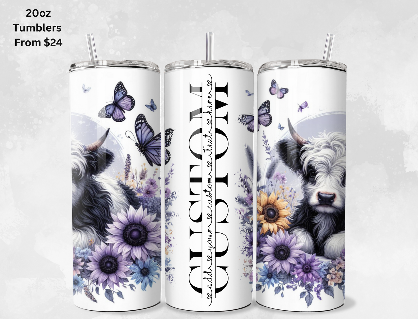 Custom Name Tumblers - 20oz & 30oz