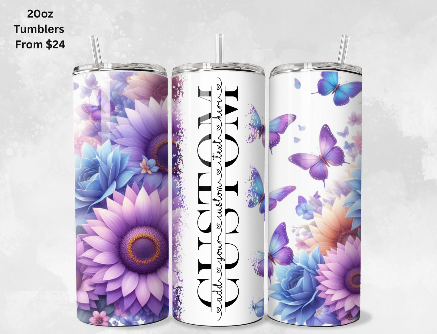 Custom Name Tumblers - 20oz & 30oz