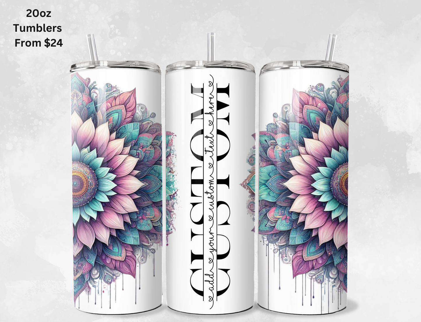 Custom Name Tumblers - 20oz & 30oz