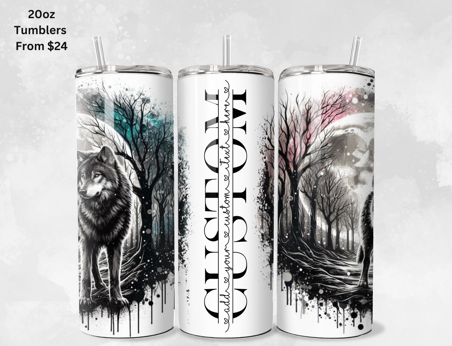 Custom Name Tumblers - 20oz & 30oz