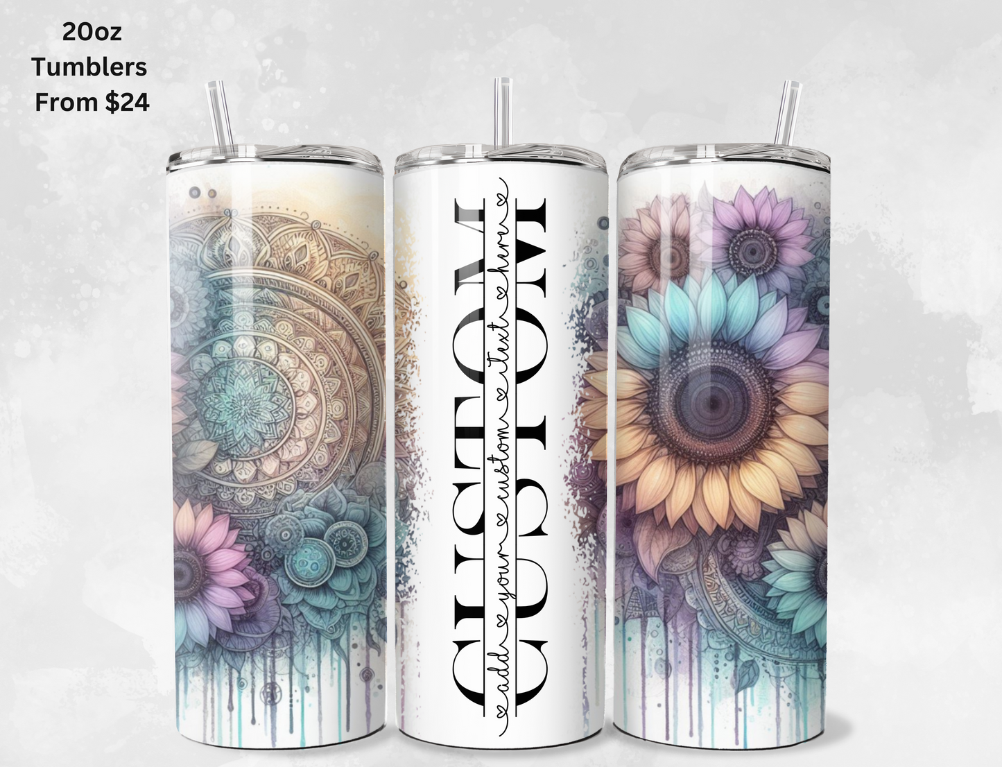 Custom Name Tumblers - 20oz & 30oz