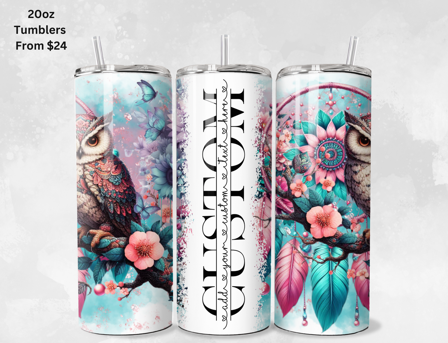 Custom Name Tumblers - 20oz & 30oz