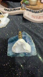 "Clarity" Rainbow Fluorite Alter Décor