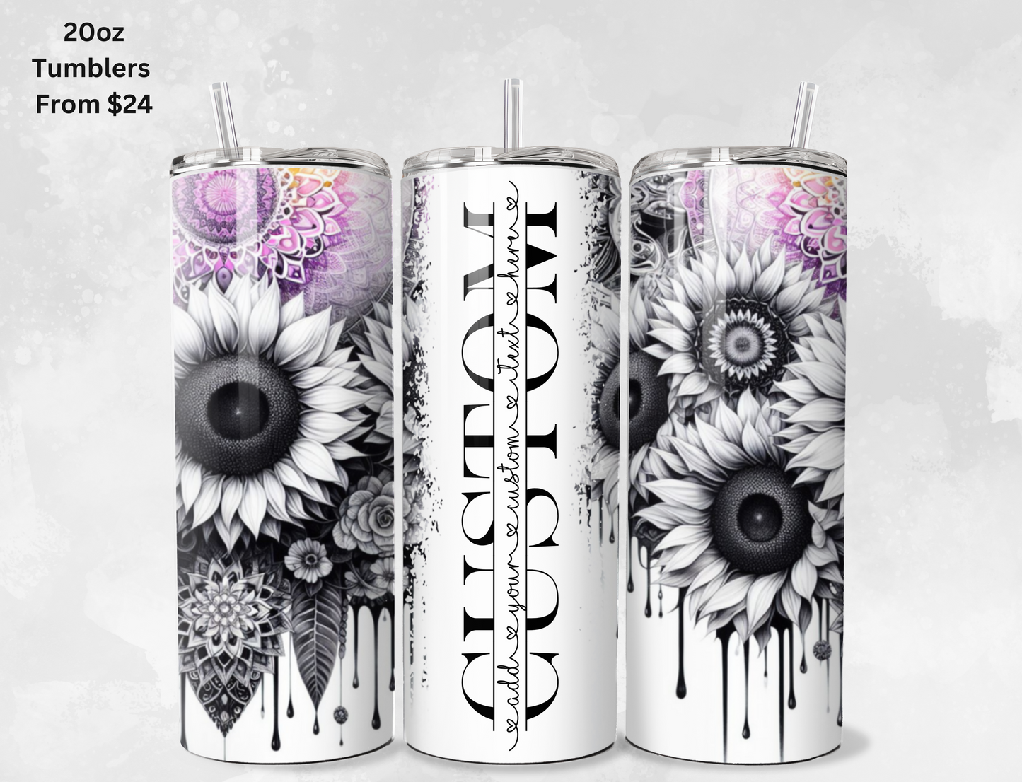 Custom Name Tumblers - 20oz & 30oz