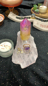"Sunset Love" Rose Quartz Alter Décor